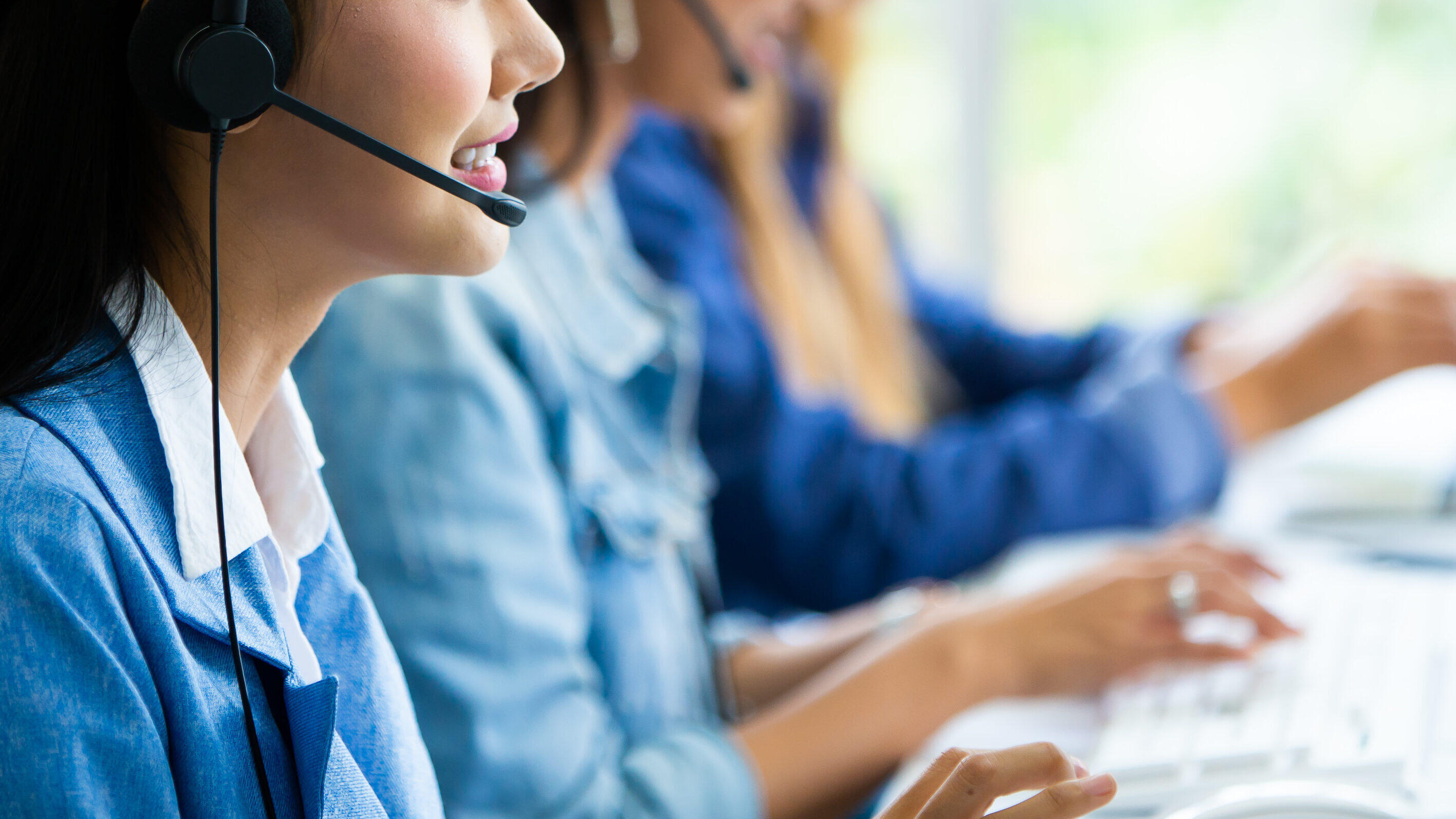 Frauen im Call-Center